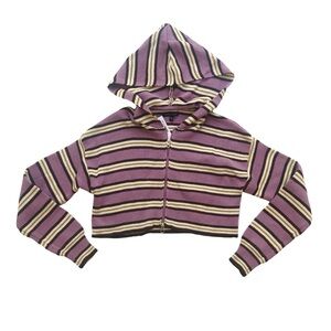 Purple striped hoodie from pacsun